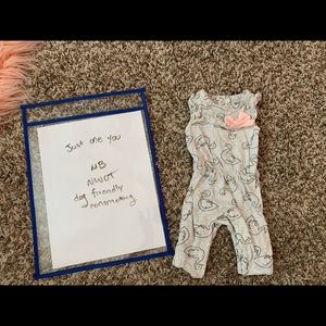 Just one you baby girl swan romper
